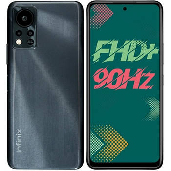 Смартфон Infinix Hot 11S 4/64, Black NFC, 50+2/8 Мп, 6.78" IPS, 2sim, 4G, 5000 мА ⁇, Helio G88