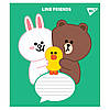 Зошит 12арк. кос.лін. YES Line Friends №766197(25)(500), фото 5