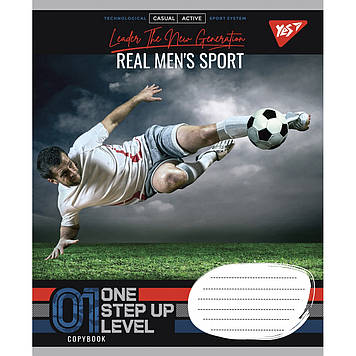 Зошит 18арк. кліт. YES Real sport №765832(25)(400)