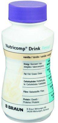 Nutricomp Drink Renal — Нутрікомп Дрінк Ренал ваніль (200 мл, 4 шт.)