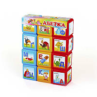 Гр Кубики "Абетка 12 шт" укр. 06042 (24) "M Toys"