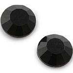 Стрази для декору нігтів - Jet (чорні) SS3, 50 шт/уп.