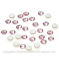 Стрази для декору нігтів - Light Rose (рожеві) SS3, 50 шт/уп.