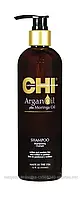CHI Argan Oil Shampoo Восстанавливающий шампунь с маслом арганы, моринги и натур.шелк, 739мл