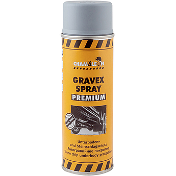 Антигравійне покриття Сhamaleon Gravex PREMIUM Spray, 500 мл Аерозоль Сірий
