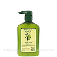 Кондиціонер на основі оливкової олії Chi Olive Organics Hair And Body Conditioner 340ml