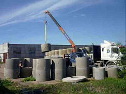 Опорні залізобетонні кільця колодязні