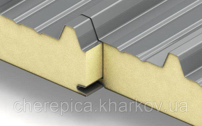 Кровильні сендвіч-панелі Термо-Буд із наповнювачем пінополізізоціанурат (PIR), фото 1