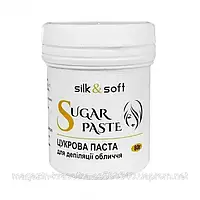 Silk&soft цукрова паста для депіляції особи 80 г