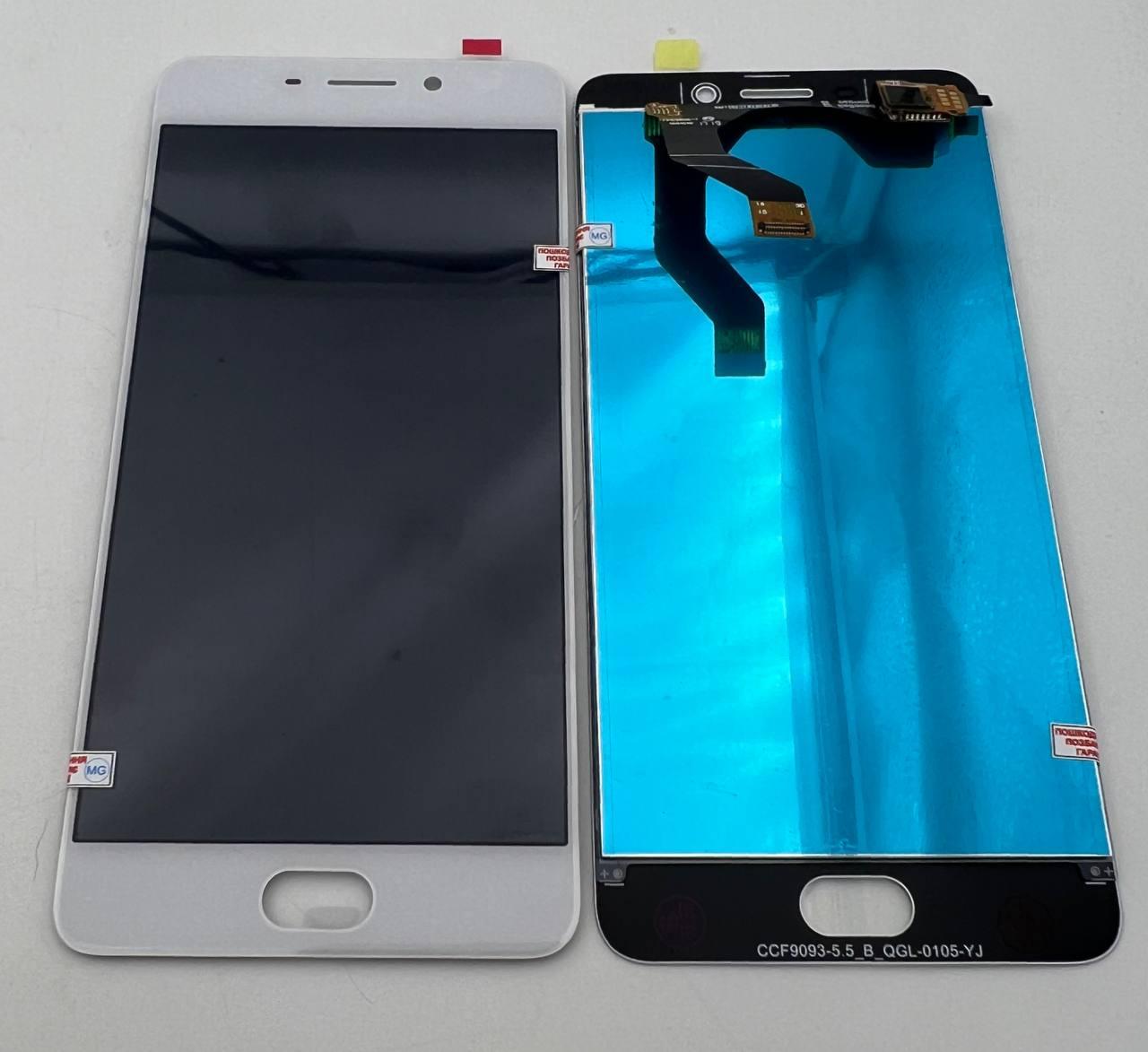 Дисплей для мобільного телефона Meizu M6 Note/M721H, білий, з тачскрином