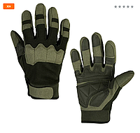 Перчатки тактические Сенсорные Олива (L), Рукавицы штурмовые с закрытыми пальцами
