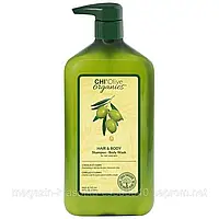 Кондиціонер на основі оливкової олії Chi Olive Organics Hair And Body Conditioner 710 мл