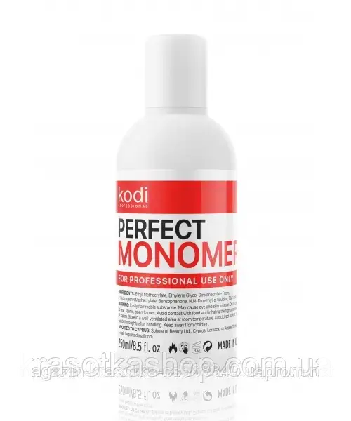 Monomer Clear Kodi Professional (Мономер прозорий), 250 мл