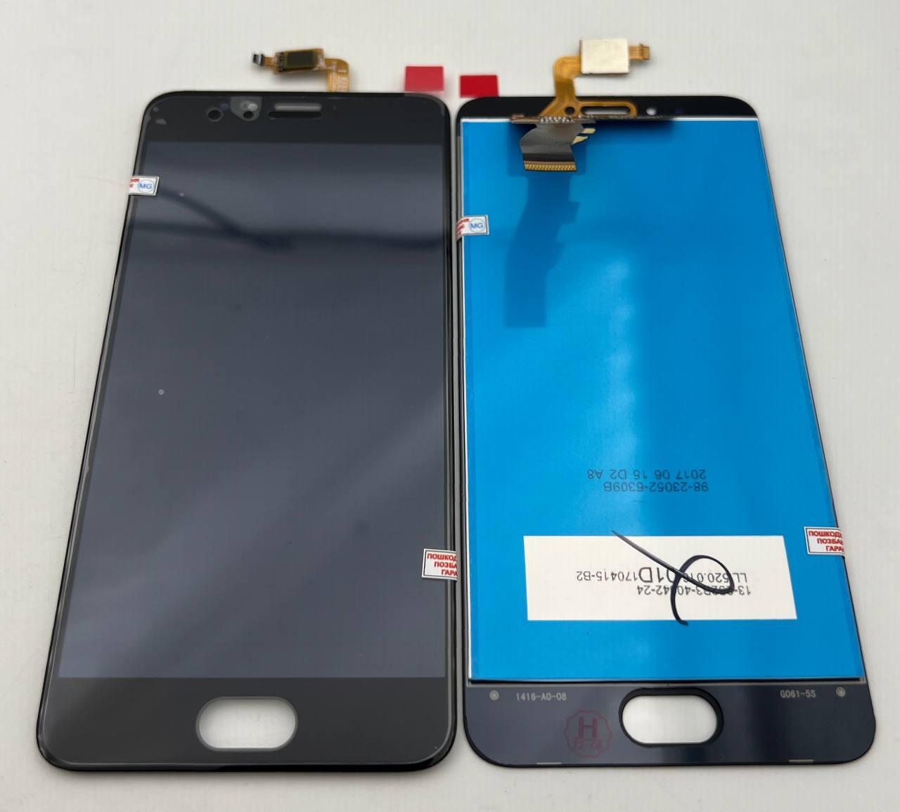 Дисплей для мобільного телефона Meizu M5s/M612H/M613H, чорний, з тачскрином