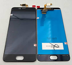 Дисплей для мобільного телефона Meizu M5s/M612H/M613H, чорний, з тачскрином