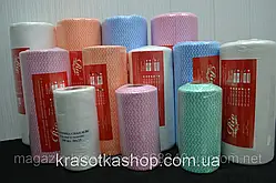 Серветки 50*80 см, "RIO", гладкі спанлейс, нарізані білі 100шт.