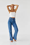Жіночі джинси з розпірками в бічних швах - джинс колір, 28р (їсть розмірів), фото 3