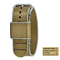 Ремешок Comfort-Webb bertucci #322 - Endeavor Khaki&trade; w/ Gray-Drab Edging Comfort-Webb&trade; webbing ban