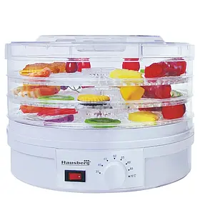 Сушарка для овочів і фруктів 3 яруса 250 Вт Хаусberg HB-810AB - MegaLavka