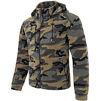 Флисовая камуфляжная кофта с капюшоном FLRA340H Camouflage Fleece