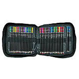 М'які олівці ARTLION 120 предметів у чохлі великий набір кольорових професійних олівців для малювання, фото 7