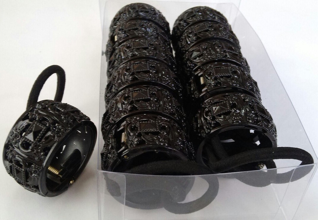 Гумка для волосся, "Втулка", ЦІНА ЗА УП. 12ШТ, біля кор. 15*8*4см, фото 1