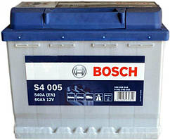 Акумулятор Bosch S4 Silver 60Ah, EN 540 правий "+" 242x175x190 (ДхШхВ)