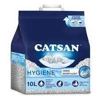 Catsan Hygiene plus - Катсан - Мінеральний наповнювач для котячих туалетів - 10л