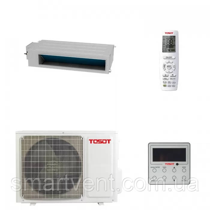 Канальний кондиціонер Tosot TUD140PHS/A-S/TUD140W/A-X