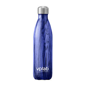 Пляшка VPLab Metal Water Bottle 500 мл, Blue Wood