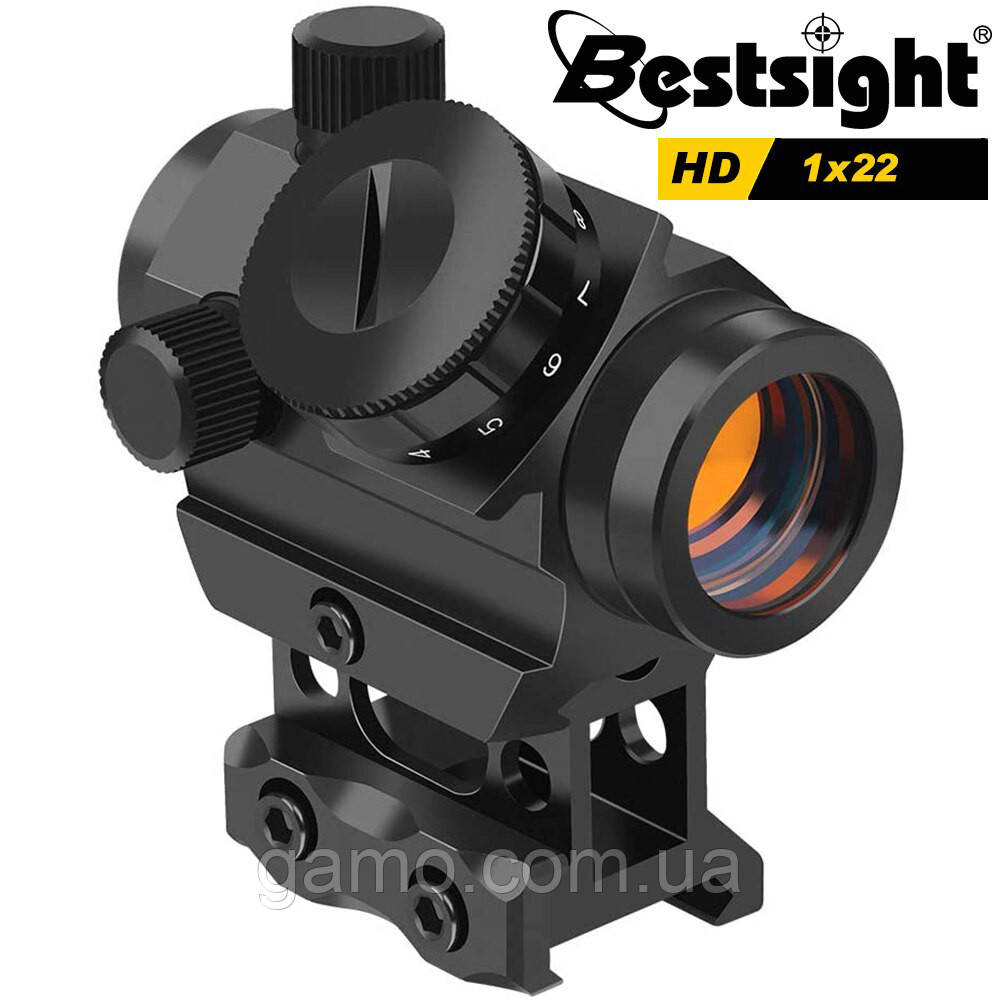 Приціл коламаторний BestSight 1x2 Compat 2MOA Weaver/Picatiny