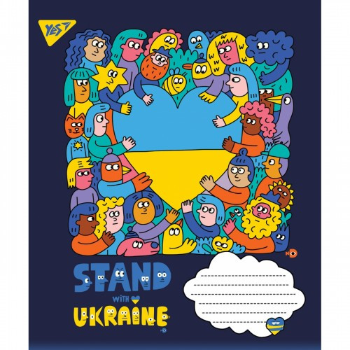 Зошит 48арк. лін. YES Ukraine №766235(10)(200)