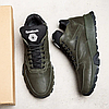 Чоловічі зимові шкіряні черевики, кросівки (натуральна шкіра) хакі на хутрі, чоловіче взуття на зиму, розмір 40 41 42 43 44 45, фото 6