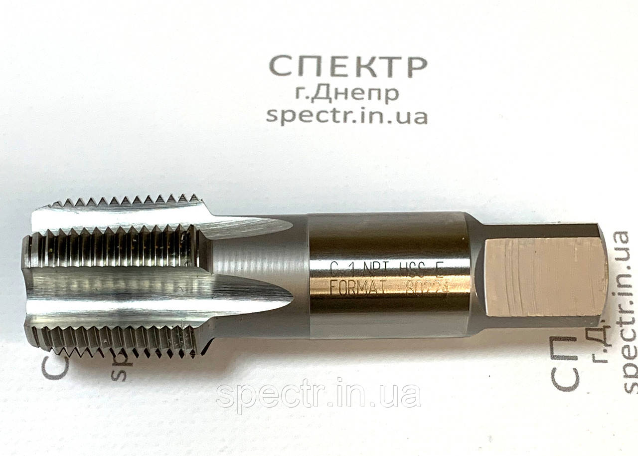 Мітчик NPT 1" - 11, HSS-E, форма С