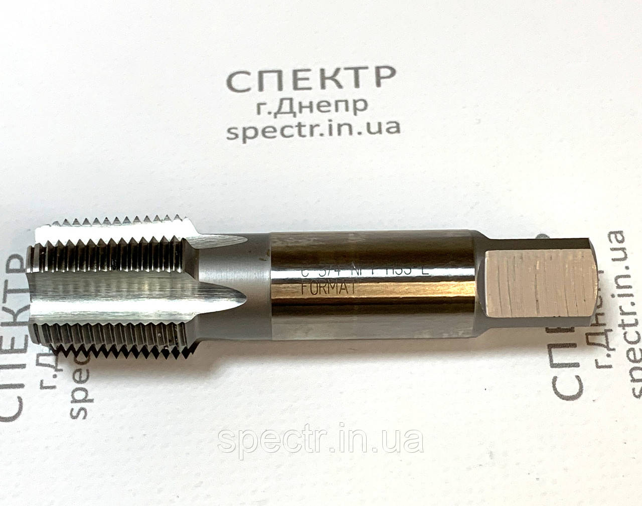 Мітчик NPT 3/4" - 14, HSS-E, форма С
