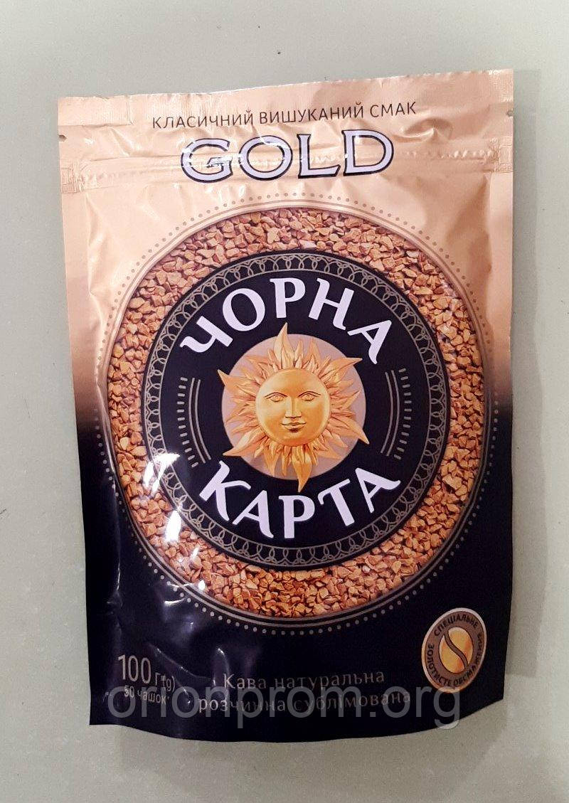 Кава Чорна Карта Голд 100 г розчинна