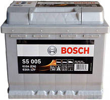 Акумулятор Bosch S5 Silver Plus 63Ah, EN610 правий "+" 242x175x190 (ДхШхВ)