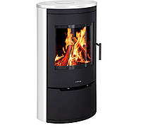 Color Stove D11 BLACK STEEL WHITE CERAMICS