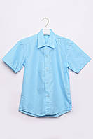 Рубашка детская для мальчика голубая