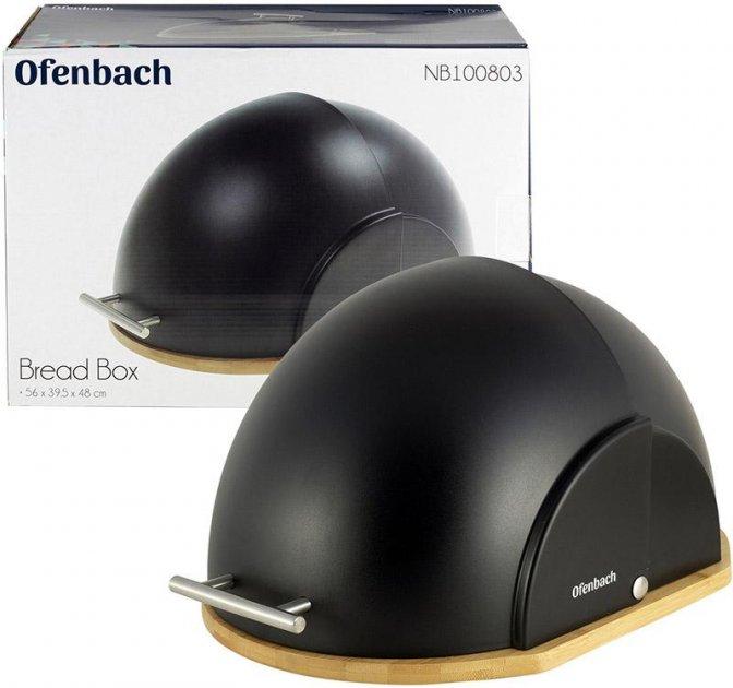 Хлібниця Ofenbach Bread Snail 38.5х26.5х20sм, чорний Ofenbach NB-100803