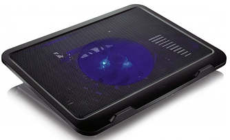 Охолоджувальна підставка для ноутбука з підсвіткою Platinet PLCP1FAB USB | Чорний