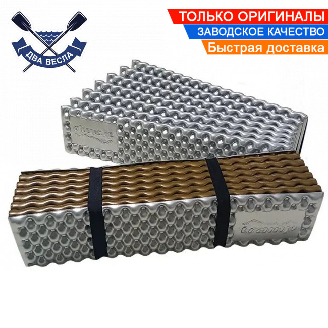 Туристичний килимок каремат водонепроникний Tramp Compact Lite Reflect UTRI-001-green туристичні килимки-пінки каремат складаний