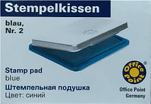 Штемпельна подушка синя Office Point 1200000-07