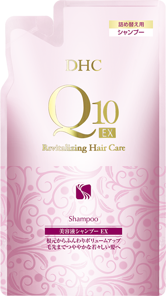 DHC Q10 Revitalizing Hair Care Serum Shampoo EX Шампунь для волосся з коензімом Q10 і сироваткою для волосся 40+, 400 мл