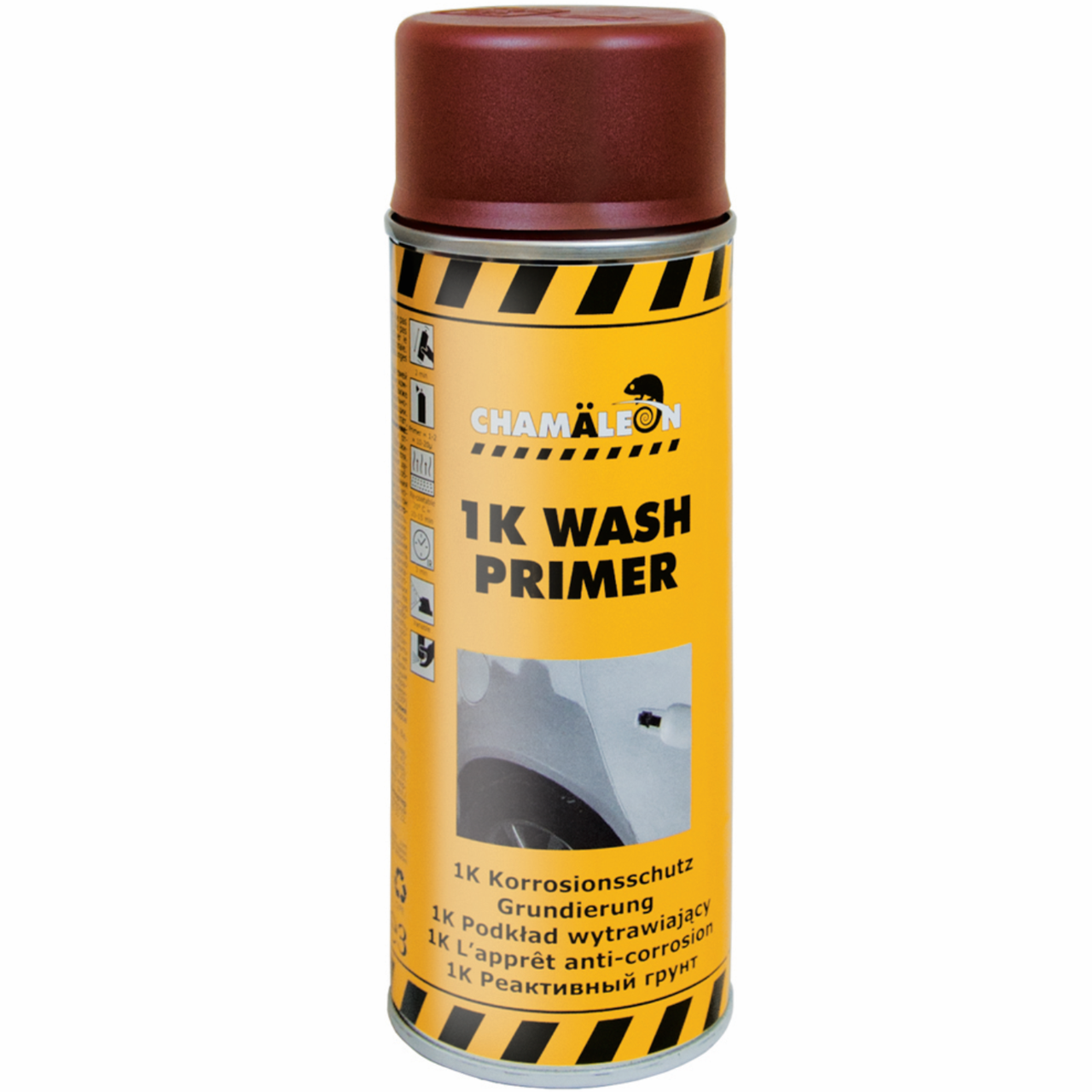 Грунт реактивний Сhamaleon 602 1K Wash Primer, 400 мл Аерозоль Коричневий
