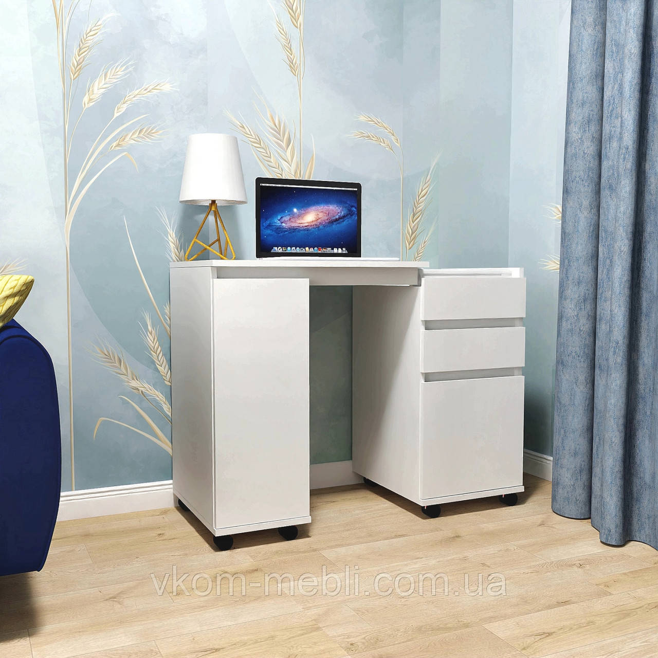 Стіл-трансформер комп' ютерний FLASHNIKA Ніка 30 з ящиками і тумбою, фото 1