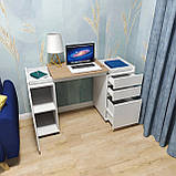 Стіл-трансформер комп' ютерний FLASHNIKA Ніка 30 з ящиками і тумбою, фото 2