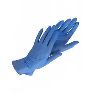Рукавички нітрилові неопудрені