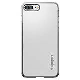 Чохол Spigen для iPhone 8 Plus / 7 Plus Thin Fit, Satin Silver (043CS20735), фото 8
