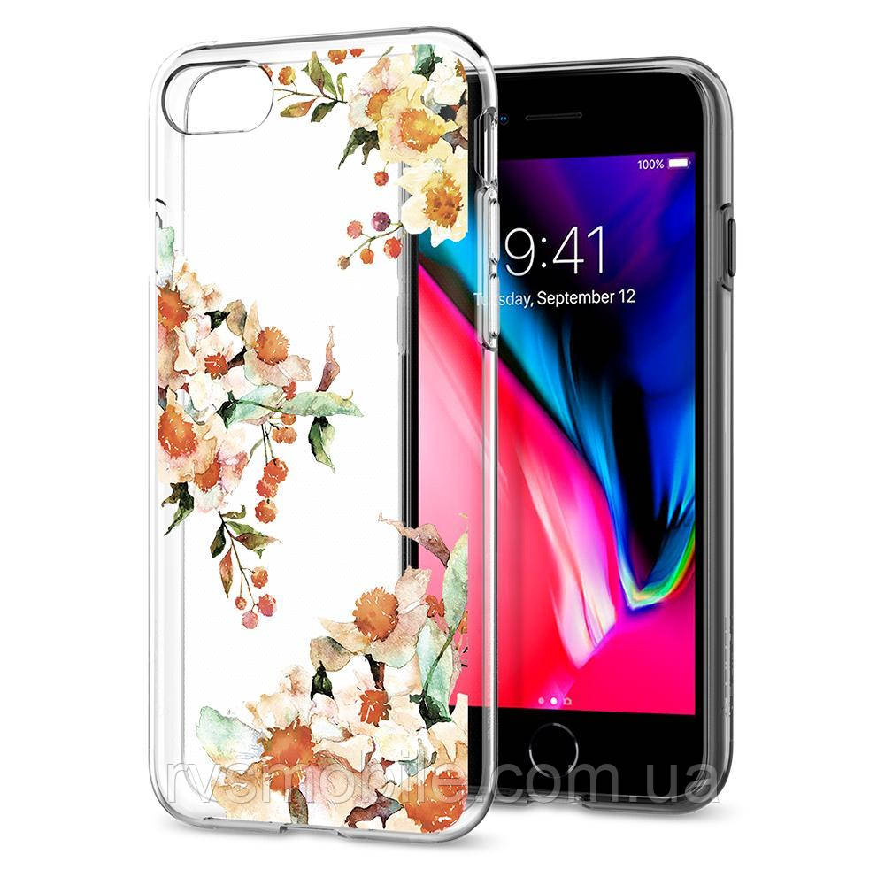 Чехол Spigen для iPhone SE 2022/ 2020/ 8/ 7 Liquid Crystal Aquarelle, Primrose (054CS22783)